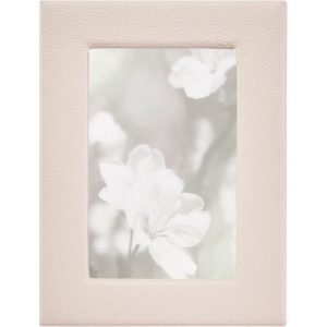 4" x 6" Leather Studio Frame - Light Pink
