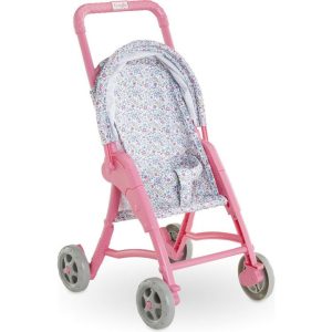 Floral Print Stroller for 12" Doll