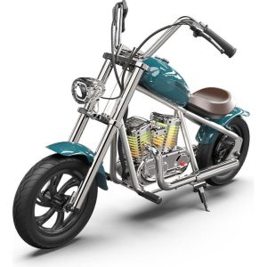 Hyper Gogo Challenger 12 Plus Kids Motorcycle with App - Blue