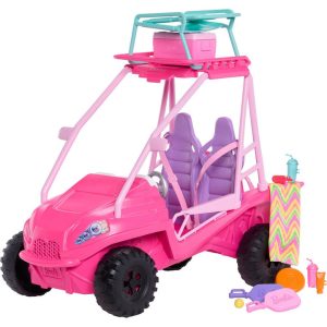 Barbie Mysteries: Beach Detectives Beach Buggy Vehicle Playset