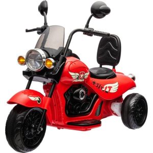 12V Kids Cruiser 1-Seater Motorcycle - Red
