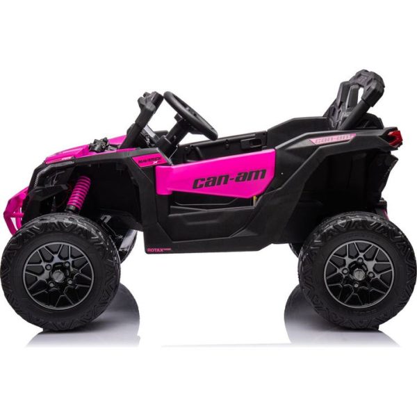 freddo-outdoor-24v-can-am-maverick-1-seater-utv-ride-on-pink-31761640751191_720x-6