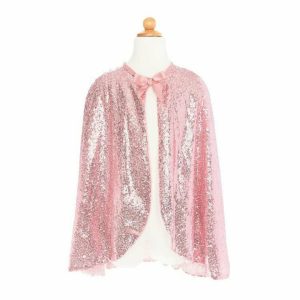 Precious Pink Sequins Cape, Size 5-6