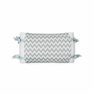 Blue/Gray Crib Apron