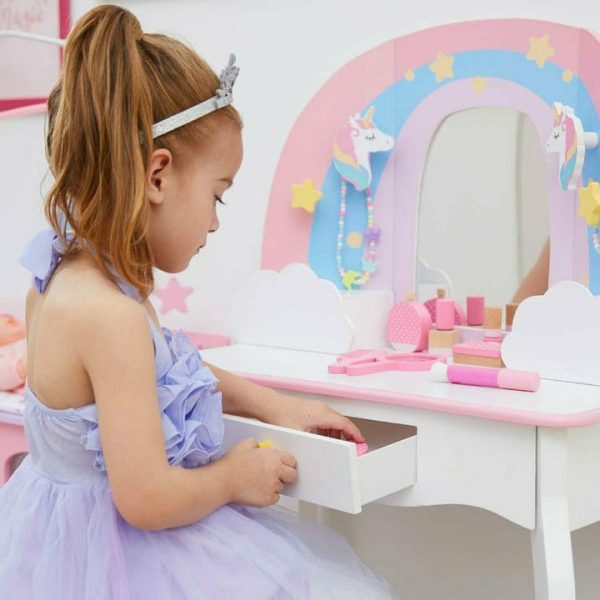 teamson-kids-room-decor-little-dreamer-rainbow-unicorn-vanity-table-and-stool-white-29111359832151_720x-1