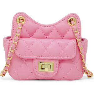 Tiny Quilted Treasure Purse - Pink