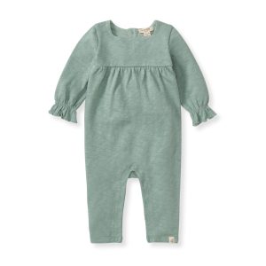 Chunky Slub Baby Girl Jumpsuit